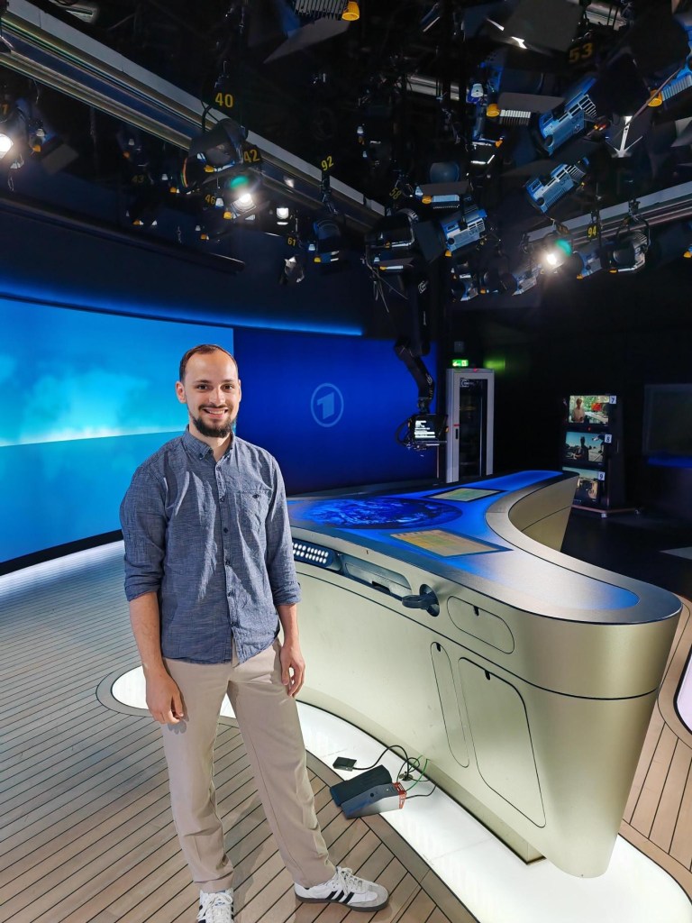 Im Tagesschau-Studio